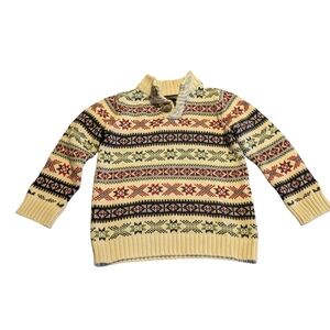 Bowen & Wright Fair Isle Cozy Boys Sweater, 3T